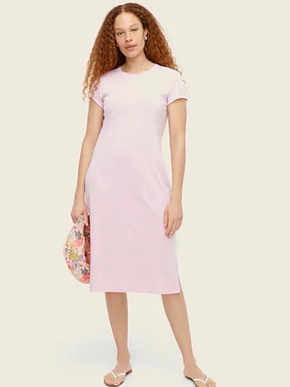 J. Crew midi t-shirt dress